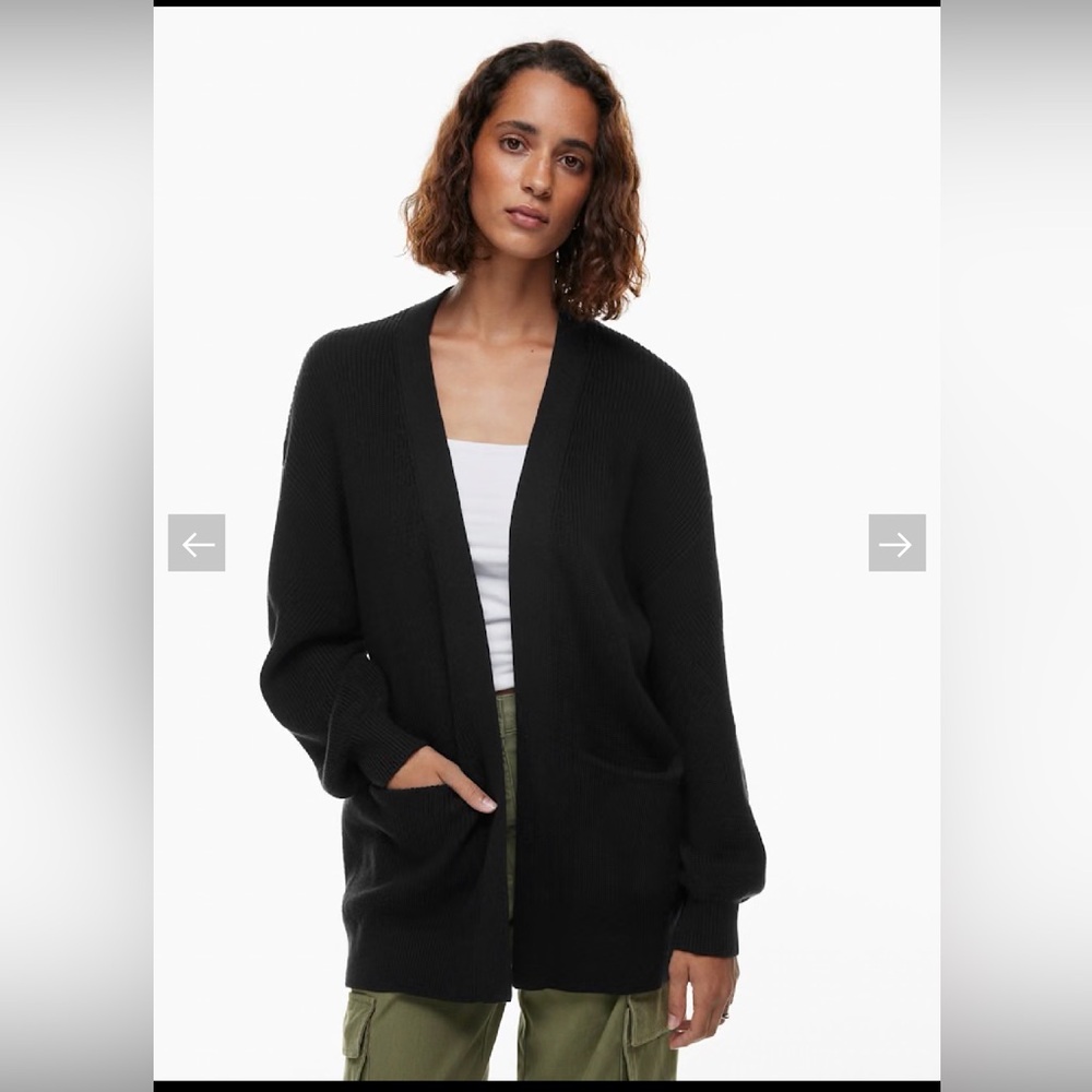 Aritzia Wilfred Free Unwind Cardigan Black